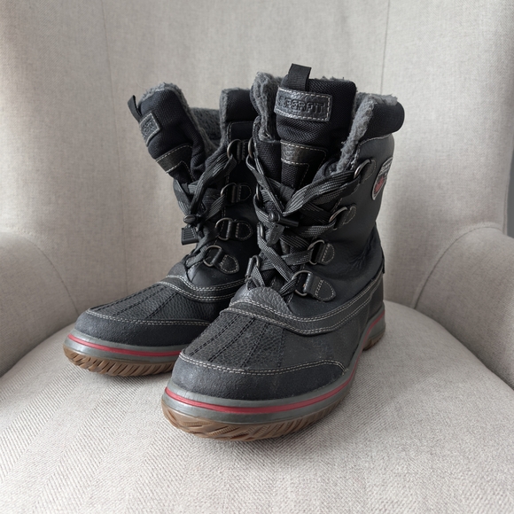 Men's Superfit Snow Boots Black/Gum Size 11 - Picture 2 of 6